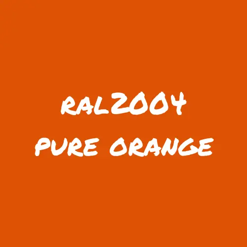 RAL2004 Pure Orange PVC