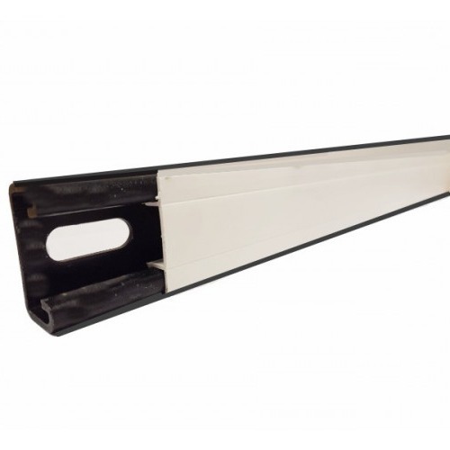  White Channel Cover Strip - per metre