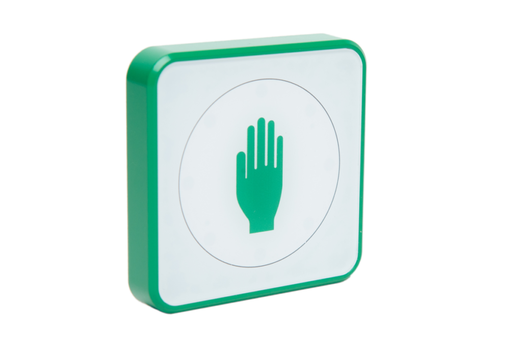 Touchless switch with relay (green hand)