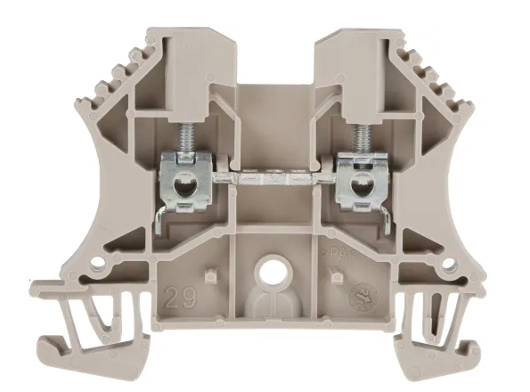 Weidmuller WDU Series Feed Through Terminal Block, 2.5mm², Single-Level, Screw Termination 