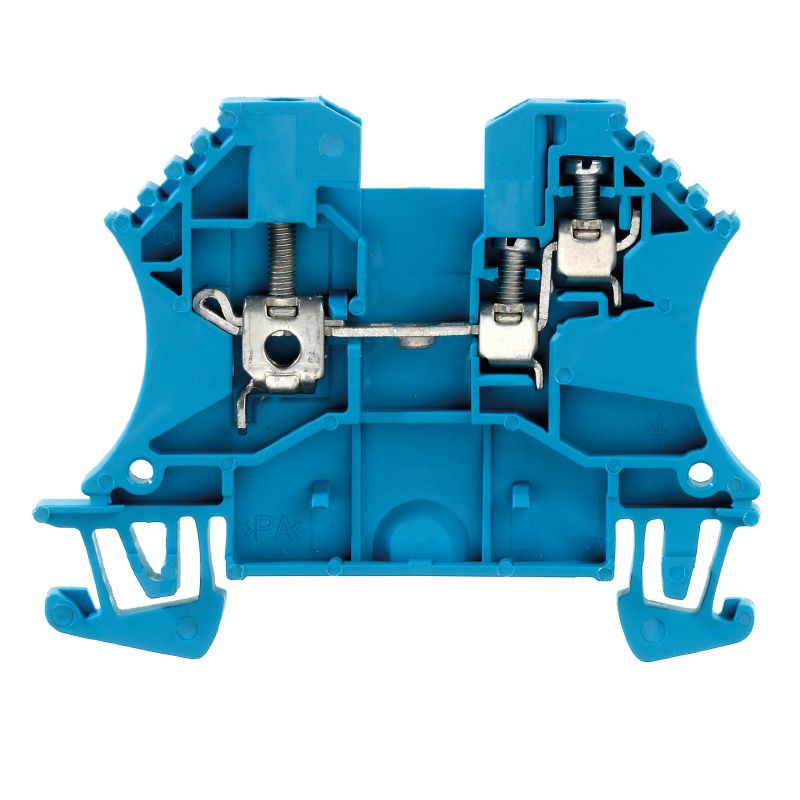 Weidmuller WDU 2.5/1.5/ZR BL Feed-through terminal block, Screw connection, blue, 2.5 mm²