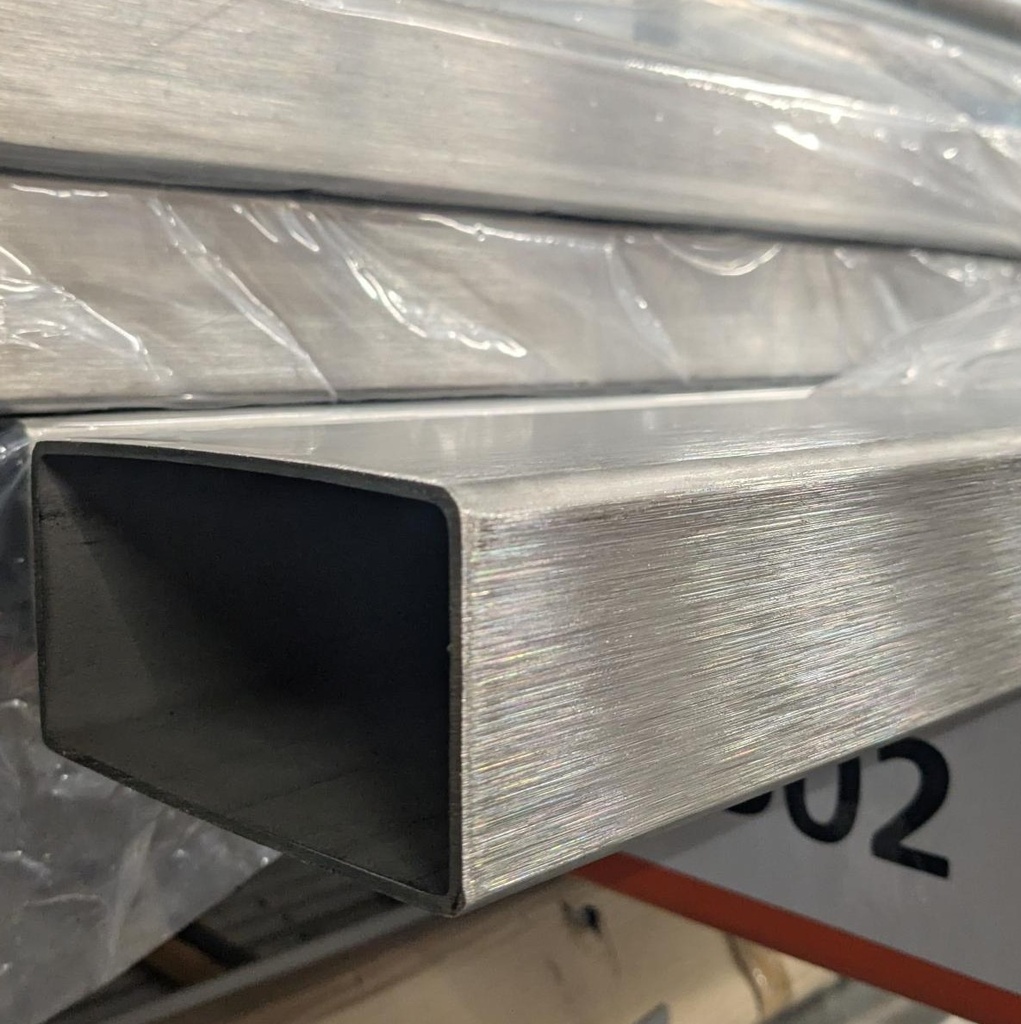 120x60x3mm 304 SS rectangular tube DPOL finish-6m 