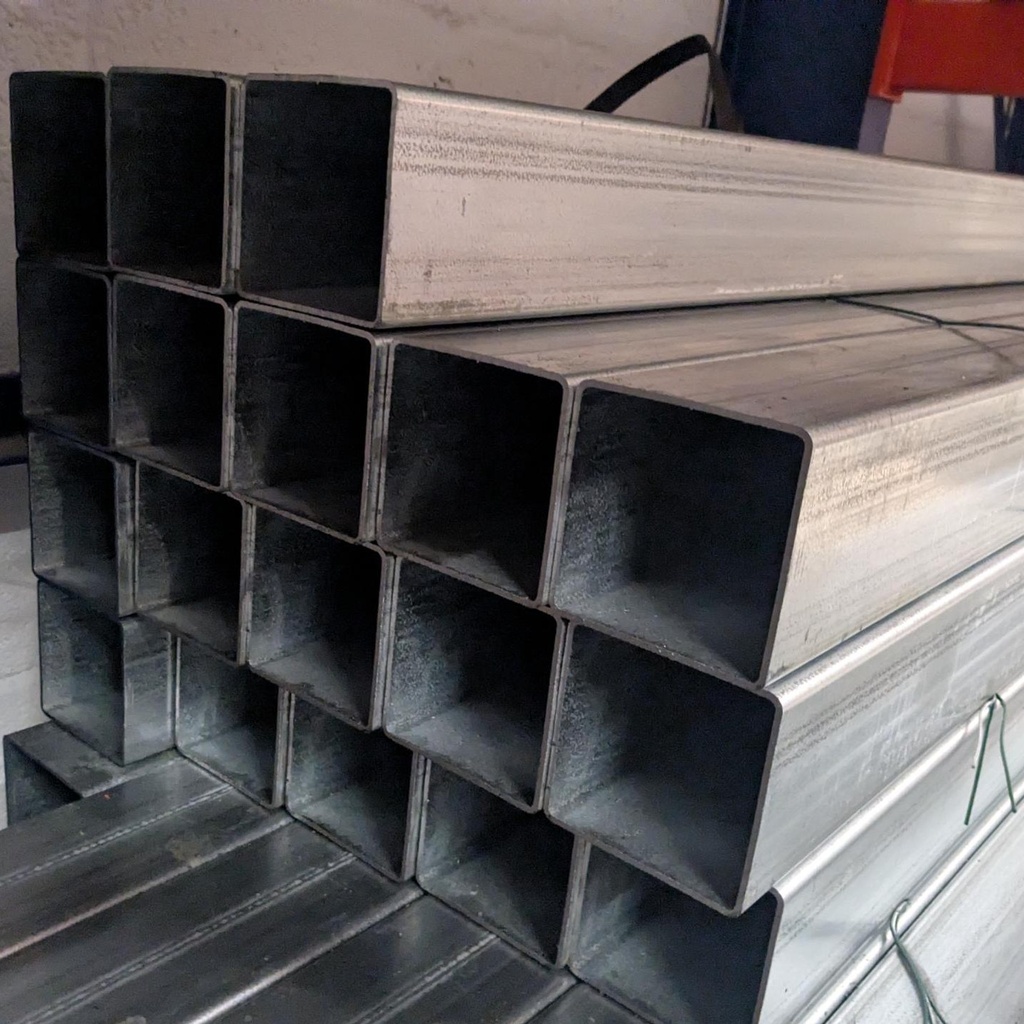 100x100x3mm S235 pre galvanised SHS-6m